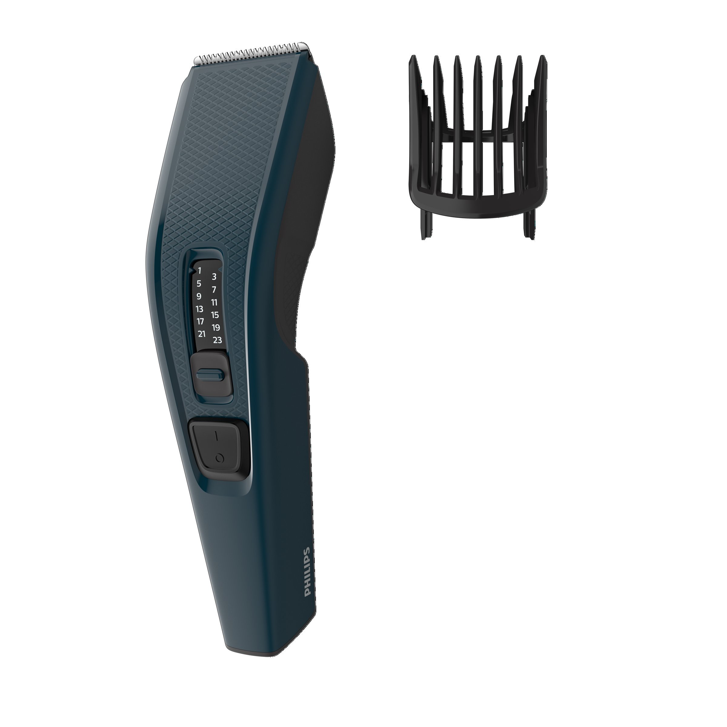 Philips Hair Clipper Series 3000 Corded Hair Clipper with 13 Length Settings and Stainless Steel Blades, HC3505/15