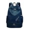 Fashion High Capacity Backpack Dry and Wet Separation Bag with Independent Shoe Compartment, Navy
