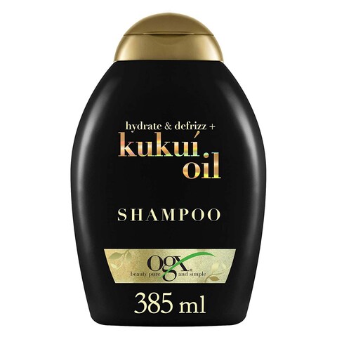 Ogx Hydrate And Defrizz Plus Shampoo with Kukui Oil - 385ml