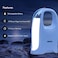 Geepas Rechargeable Led Lantern - Emergency Lantern With Portable Handle - 40 Mega Luminous Hi-Power Leds, 12 Hours Working - Ac/Dc/Solar Inputs - Very Suitable For Power Outages - 2 Year Warranty