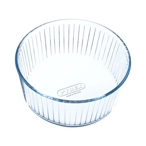 Pyrex Classic Round Souffle Dish - 21 Cm - Clear