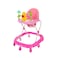 Lovely Baby Foldable Kids Walker LB 852 with Adjustable Height, Music &amp; Toys, Rotating Wheels, Foldable Safe Support Activity Walker for Toddlers, Small Infant Boy Girl 6-15 M - Pink