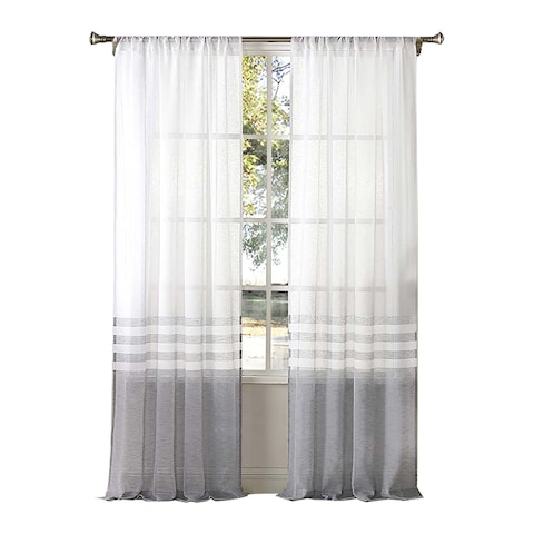 Sas-Curtn Line 135*250cm - Gray