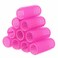 10-Piece Professional Self Grip Hair Roller Curler Set, Dark Pink