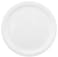 SHALLOW ROUND DINNER PLATE -SMALL(28CM) - WHITE (MCP-5002-WH)