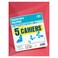 Carrefour Square Eyes Stapled Notebook Red 24x32cm