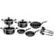 Tefal Super Cook Cookware Set Black Pack of 12