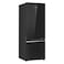 Haier HRB-3664PKG-E Double Door Refrigerator Black 346L