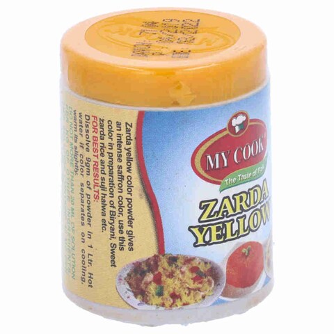 My Cook Food Color Zarda Yellow 25 gr