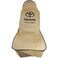 Combo Offer - Buy TOYOTA Car Seat Cover 2 Pcs, Dust Dirt Protection Cover Beige + TOYOTA Car Windshield Sunshade