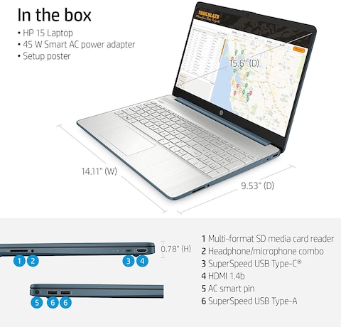 HP Newest 2022 15.6&quot; FHD Micro-Edge Laptop 15-ef2126, AMD Ryzen 5 5500U 6-Core (Beat i7-1160G7, Upto 4GHz ), 16GB RAM, 512GB PCIe SSD, AMD Radeon Graphics, WiFi, HDMI, Fast Charge, W/3in1 Accessories