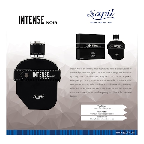 Sapil Intense Noir Eau De Parfum Clear 100ml