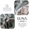 Luna Home-King size bedding set of 6 pieces, Geometric design.