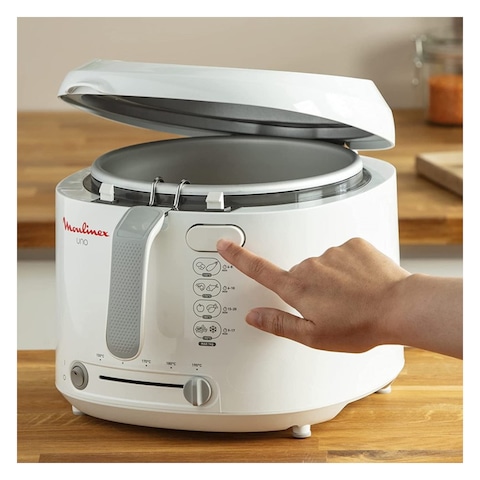 Moulinex 203127 Deep Fryer 1470 Watt White 1.8L