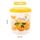 Esqube Storage Containers For Kitchen, With Durable Lid (Cereal, Flour And Sugar Containers) - Yellow (2 Pcs)