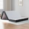 Comfy Portable White Knitted  180x90x7cm Medicated Folding Mattress with Black Border