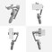Zhiyun Smooth-Q3 Handheld 3-Axis Smartphone Gimbal Stabilizer Portable Phone Vlog Gimbal Max, 280G Payload Built-In Battery Led Fill Light Supports Gesture Control Ultra Wide Angle Zoom Smartfollow