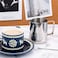 Generic-Silver Milk Frothing Pitcher Stainless Steel Creamer Frothing Pitcher Coffee Steaming Pitcher Milk Frothing Cup Milk Frothers-350ml