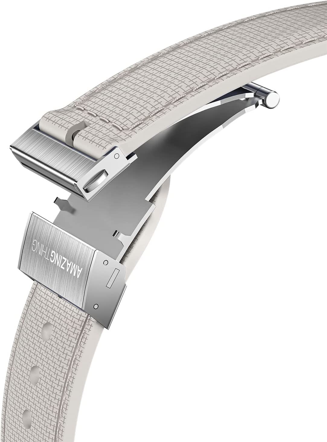 Amazing Thing Titan Swift Silicon Band for Series 8/7 (41mm), Series 6/SE/5/4 (40mm) and 3/2/1 (38mm) - Light Gray