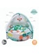 Moon Jungle Friends Baby Pool Playmat With Mosquito Net + 20-Piece Balls, Om+ 45 X 38 X 16.5cm