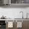 Kitchen Cabinet Towel Bar Holder, Fits on Cupboards Over Cabinet Door, Towel and Wash Cloth Hanging Storage Accessories, Strong Modern Design Stainless Steel