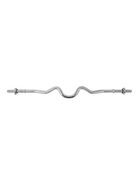 Marshal Fitness Weight Lifting Curved Barbell Bar 47inch