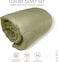 Hotel Linen Klub Down Alternative Comforter Set -Ultra Soft Brushed Stripe Microfiber Fabric, 200GSM Soft Fibersheet Filling, Size: Single 160 x 200cm, Color: Olive