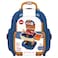 Little Story ROLE PLAY FIRE STATION WITH FIRE TRUCK AND BLOCK TOY SET SCHOOL BAG (223 Pcs) - Orange, 2-IN-1 Mode