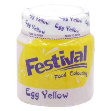 FESTIVAL FOOD COLOUR EGG YELLOW250G