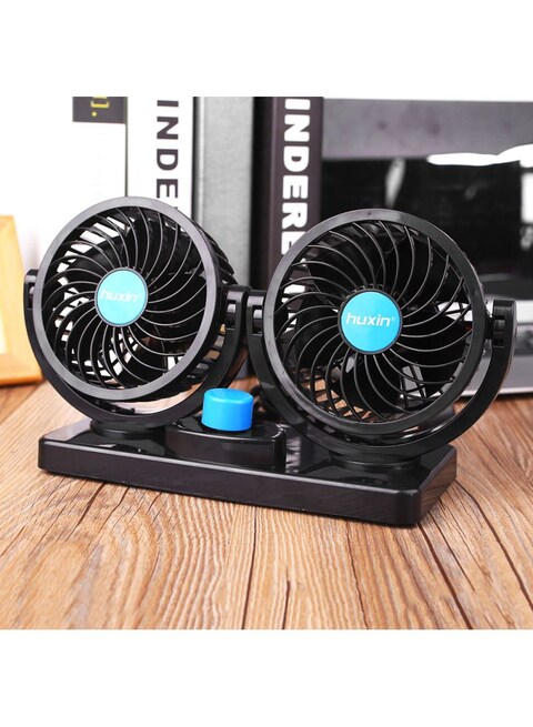 Generic - Double Head 360&deg; Rotating Cooling Fan