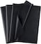 Markq Black Gift Wrapping Tissue Paper Sheets for DIY Crafts, Gift Bags, Holidays, Birthdays, 50 x 75 cm (50 Sheets)