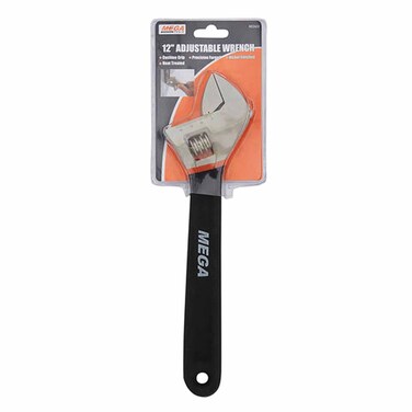 Mega Adjustable Wrench Black 12Inch