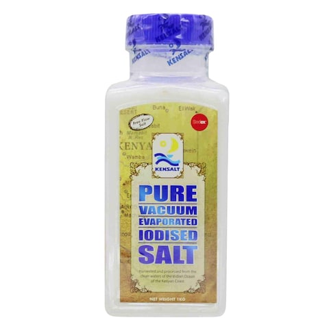 Kensalt Free Flow Iodized Table Salt 1kg