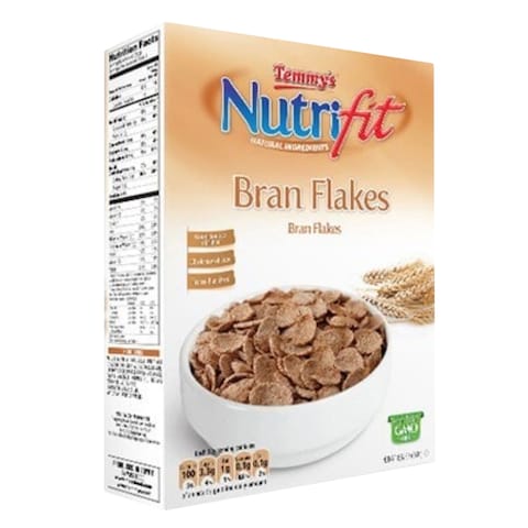 Temmy&#39;s Bran Flakes Cereal box - 250 grams