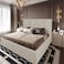 In House Berlin Linen Bed Frame - Single - 200x90cm - Light Beige
