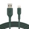 Boost Charge Lightning To USB-A Cable, 1M, Midnight Green
