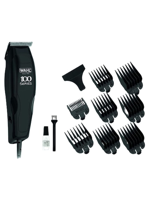 WAHL - 100 Series Professional Rechargeable Electric Hair Trimmer Black 0.25centimeter