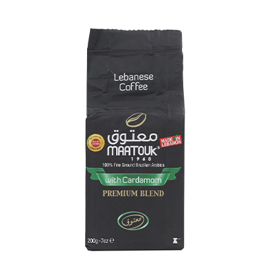 Maatouk Premium Blend With Cardamom Lebanese Coffee 200GR