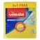 Vileda Sponge Cloth Set 3 Pieces  1 Piece Free