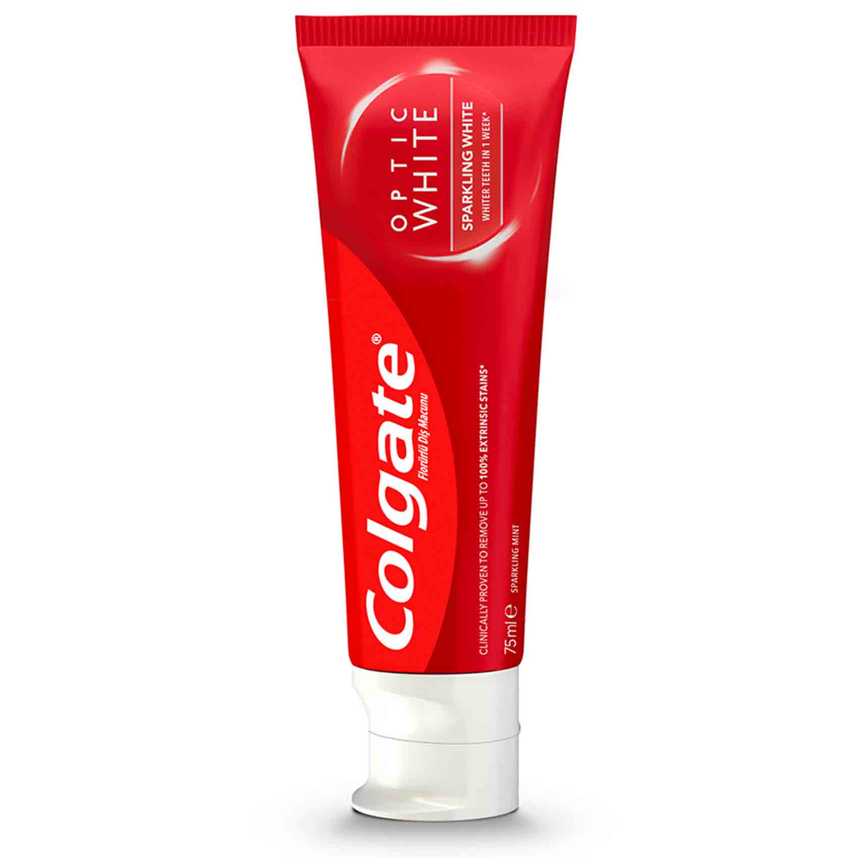 Colgate Toothpaste Optic White Sparkling White 75 Ml product thumbnail 3