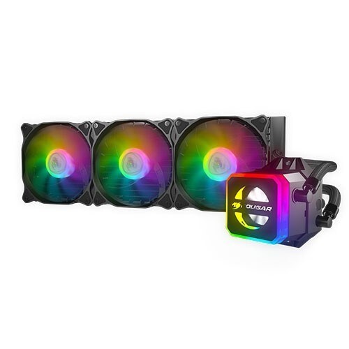 Buy Cougar Helor (360) CPU Liquid Cooling With Addressable RGB, Core ...