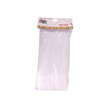 طقم شفاطات طيبة - 100 شفاطة - شفافة