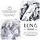 Luna Home Single size 4 pieces bedding set, marble design.