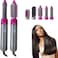 5 In 1 Hair Curler Rotating Hair Dryer Hair Straightener Comb Curling Brush 5 interchangeable barrels, 3 adjustable modes, 30S heating, smoothing iron styling tools