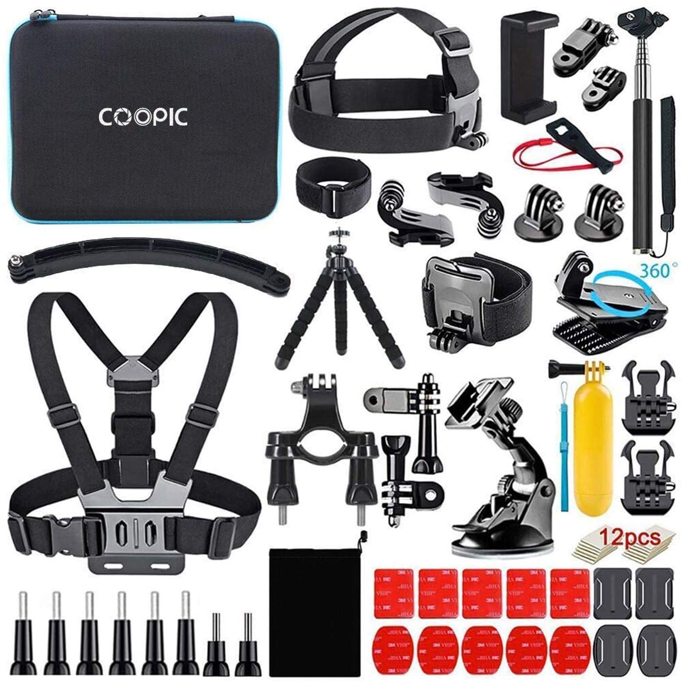 DMK Power DMK Power Action Camera Accessories Kit 58-in-1