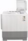 General Supreme Twin Tub Semi Automatic Washing Machine, 18 Kg Capacity, White/Grey (Installation Not Included)