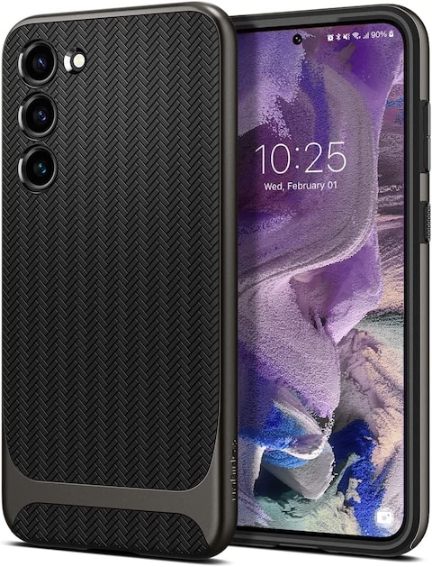 Spigen Neo Hybrid designed for Samsung Galaxy S23 case cover (2023) - Gunmetal