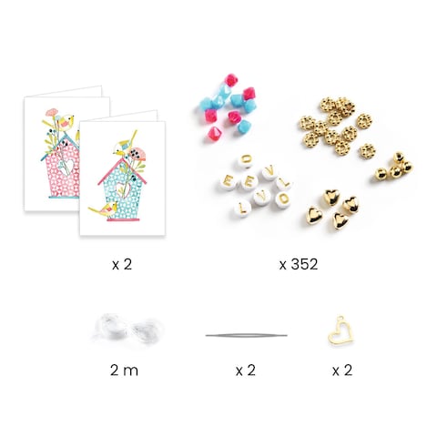 Djeco Duo Jewels - Letter Threading