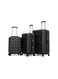 Giordano Luggage Set 3 Pcs TSA, L 28-M 24-S 20 Inches Black
