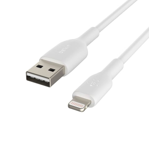 Belkin Boost Charge Lightning To USB-A Cable White